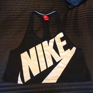 Nike Cropped Muscle Tee Tank Top. Size M
